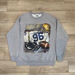 Vintage 1996 UCLA Bruins Crewneck Sweatshirt Made in USA Adult Large 90s VTG Lee